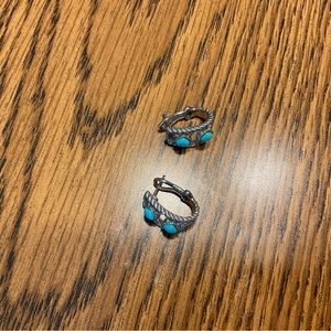 Judith Ripken sterling turquoise earrings